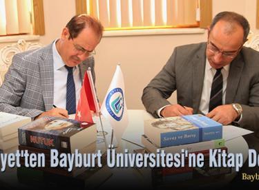 Emniyet’ten, Bayburt Üniversitesi’ne Kitap Desteği