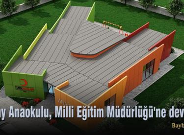 Kızılay Anaokulu, İl Milli Eğitim Müdürlüğü’ne devredildi