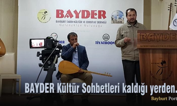 BAYDER Kültür Sohbetleri kaldığı yerden