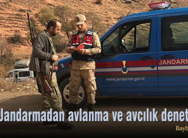 Jandarmadan avlanma ve avcılık denetimleri