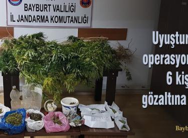 Uyuşturucu operasyonunda 6 kişi gözaltına alındı