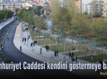 Cumhuriyet Caddesi kendini göstermeye başladı