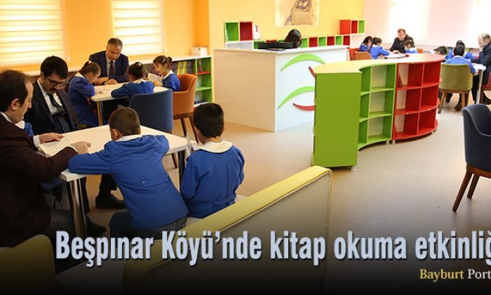 Beşpınar Köyü’nde kitap okuma etkinliği