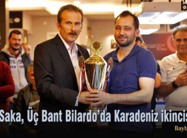 Fikret Saka, Üç Bant Bilardo’da Karadeniz ikincisi oldu