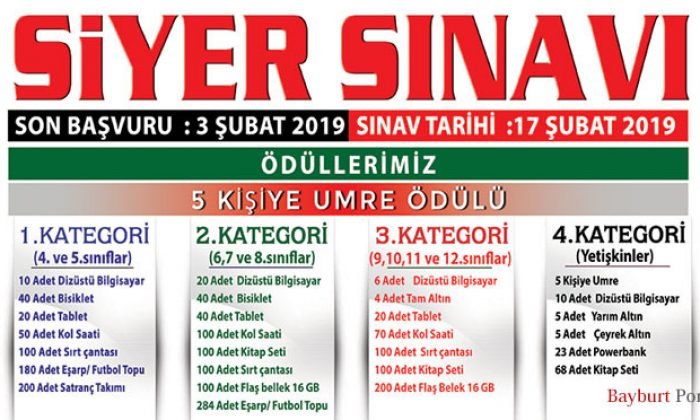 Ödüllü ‘Siyer Sınavı’ kayıtları devam ediyor