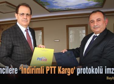 Bayburt Üniversitesi öğrencilerine ‘İndirimli PTT Kargo’ protokolü