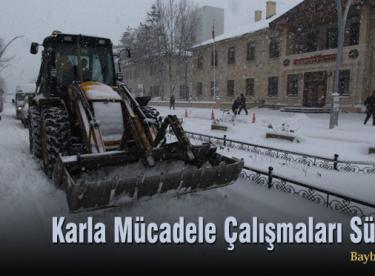 Karla Mücadele Çalışmaları Sürüyor