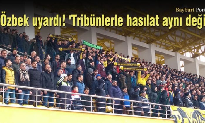 Başkan Özbek uyardı! ‘Tribünlerle hasılat aynı değil’