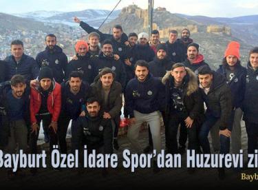 Bayburt İl Özel İdare Spor’dan Huzurevi ziyareti