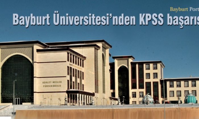 Bayburt Üniversitesi’nden KPSS başarısı