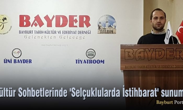 Kültür Sohbetlerinde ‘Selçuklularda İstihbarat’