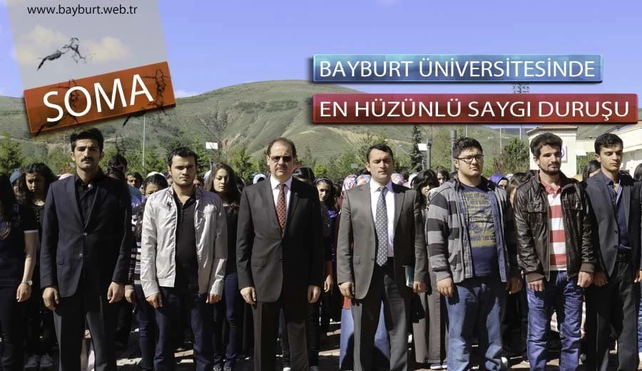 Bayburt Üniversitesinde En Hüzünlü Saygı Duruşu