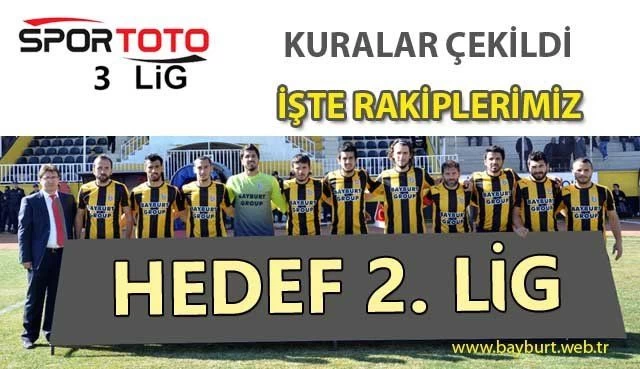 Bayburtspor’un 3. Lig’deki Rakipleri Belli Oldu