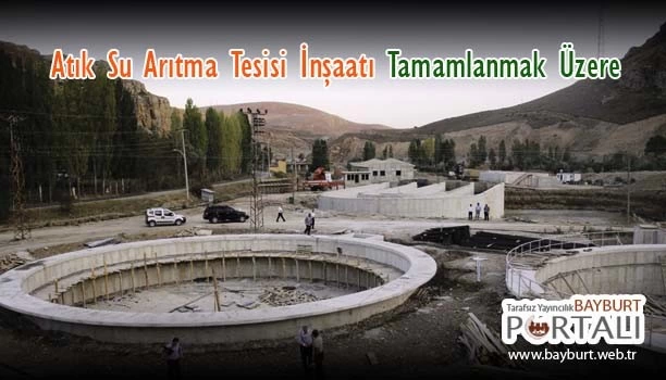 Atık Su Arıtma Tesisi İnşaatı Tamamlanmak Üzere