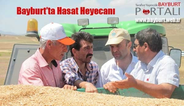 Bayburt’ta Hasat Heyecanı