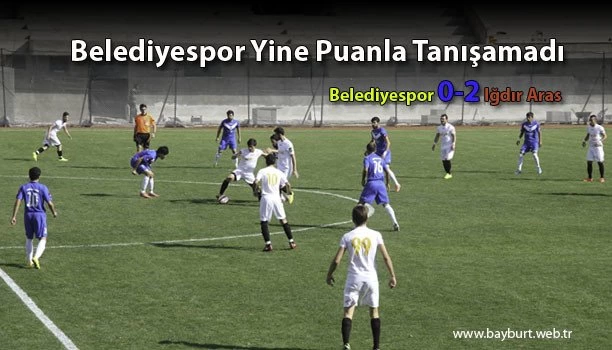 Belediyespor Yine Puanla Tanışamadı