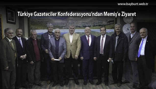 Türkiye Gazeteciler Konfederasyonu’ndan Memiş’e Ziyaret
