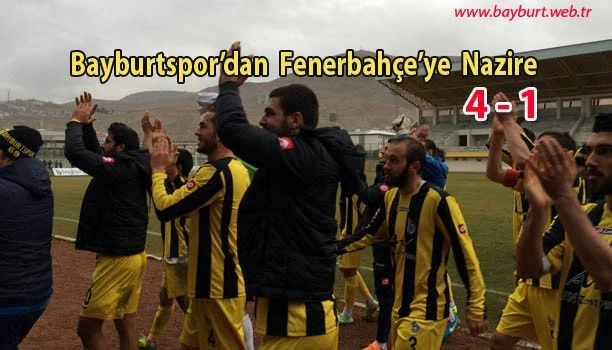 Bayburtspor’dan Fenerbahçe’ye Nazire