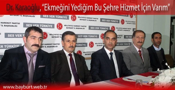 Dr. Karaoğlu, “Ekmeğini Yediğim Bu Şehre Hizmet İçin Varım”