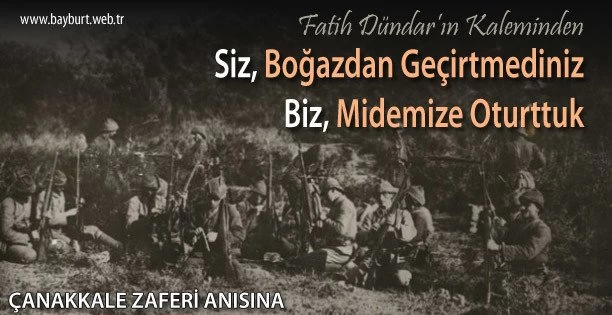 Siz Boğazdan Geçirtmediniz, Biz Midemize Oturttuk