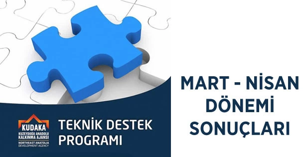 2015 Yılı Teknik Destek Programı Mart-Nisan Dönemi Sonuçları