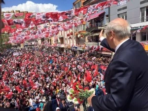 MHP Lideri Bahçeli, Bayburt’ta halka seslendi