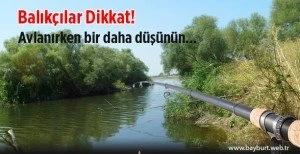 Avlanırken bir daha düşünün