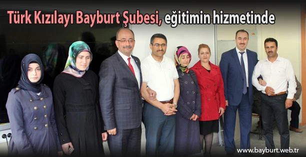 Türk Kızılayı Bayburt Şubesi, eğitimin hizmetinde