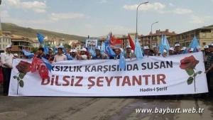 Bayburt, Doğu Türkistan için yürüdü