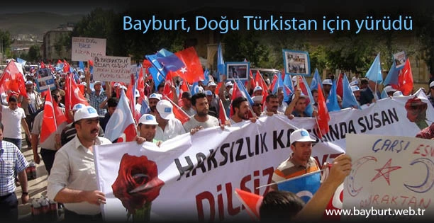 Bayburt, Doğu Türkistan için yürüdü