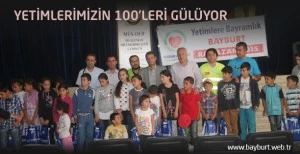 Yetimlerimizin 100'leri gülüyor