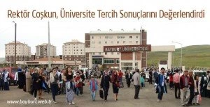 Rektör Coşkun, Üniversite Tercih Sonuçlarını Değerlendirdi