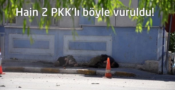 2 PKK’lı hain, böyle vuruldu!