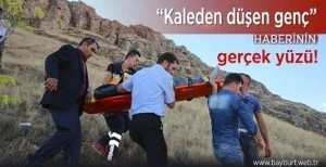 "Kaleden düşen genç" haberinin gerçek yüzü!