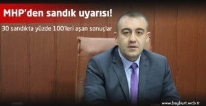 MHP'den sandık uyarısı!