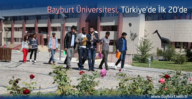 Bayburt Üniversitesi, Türkiye’de İlk 20’de