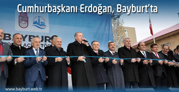 Cumhurbaşkanı Erdoğan, Bayburt’ta
