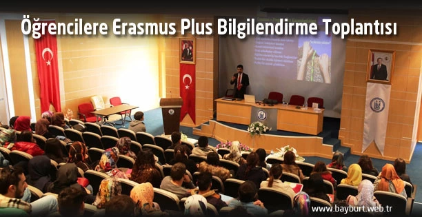 Öğrencilere Erasmus Plus Bilgilendirme Toplantısı