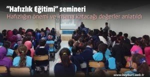 "Hafızlık Eğitimi" semineri