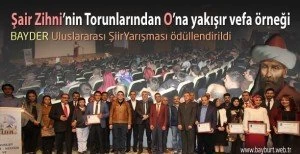 Şair Zihni’nin Torunlarından O’na yakışır vefa örneği