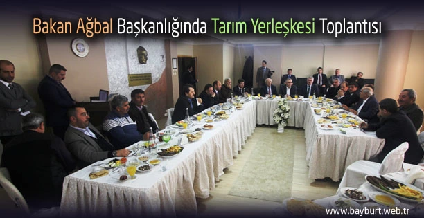 Bakan Ağbal Başkanlığında Tarım Yerleşkesi Toplantısı
