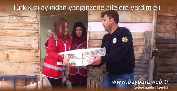 Türk Kızılay’ından yangınzede ailelere yardım eli