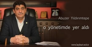 Abuzer Yıldırımtepe o yönetimde yer aldı