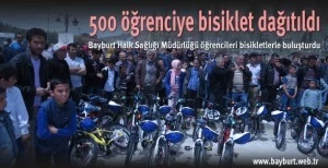 Öğrenciler bisikletlerle buluştu – Bayburt Portalı