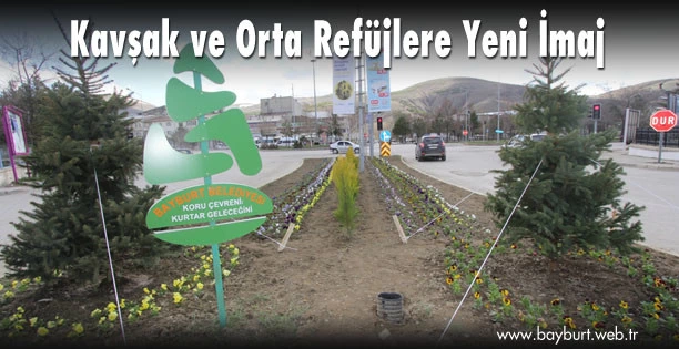 Kavşak ve Orta Refüjlere Yeni İmaj