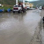 Sanayi Sitesinde yollar göl oldu 1 – Bayburt Portalı