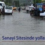 Sanayi Sitesinde yollar göl oldu – Bayburt Portalı