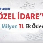 zel İdareye ek ödenek – Bayburt Portalı