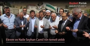 Ekrem ve Naile Seyhan Camiinin temeli atıldı