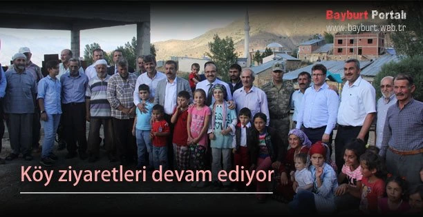 Köy ziyaretleri devam ediyor